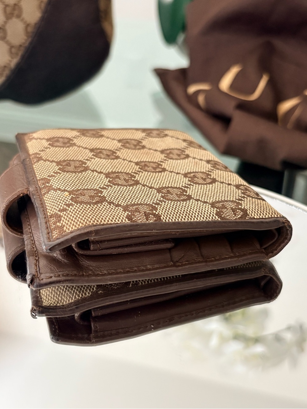 Gucci Monogram Compact Wallet - Picture 7 of 17